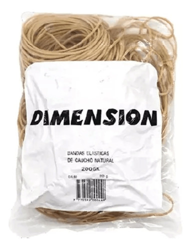 Bandas Elásticas Número 60  X250g Dimension Districomp