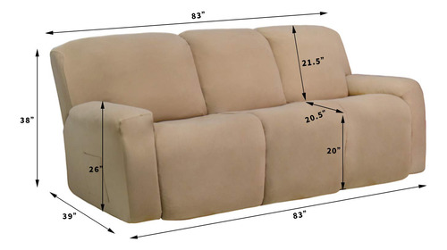 Funda Easy-going Elástica De Microfibra P/sillón Reclinable