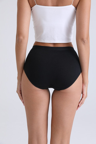 3 Packs Calzoncillos De Algodón De Talla Grande Para Mujer