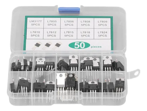 comprar Kit De Transistor Regulador De 3 Terminales, 50 Piezas Para