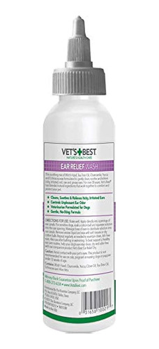 El Mejor Lavado De Orejas Para Perros Del Veterinario, 4 Oz