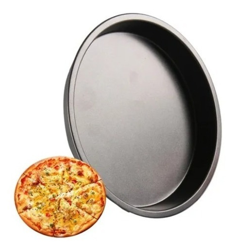 Imagen 1 de 7 de Molde Redondo Liso Para Pizza 24cm