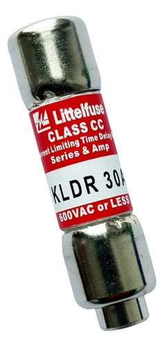 Fusible Cc Retardado 600v 30a 10x38 Littelfuse Kldr-30