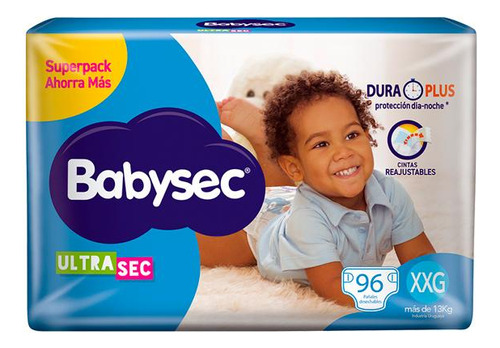 Pañales Babysec Ultra Super Xxg 96 Unidades