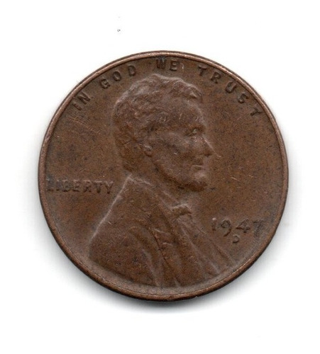 Estados Unidos Usa Moneda 1 Cent Año 1947 D Km#a132 Lincoln