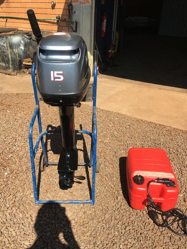 Motor Hidea 15 Hp 2 Tempos Ano 2024 Com Garantia Ate 2027