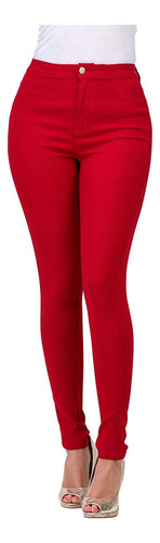 Pantalones De Mezclilla Elásticos De Moda Para Mujer