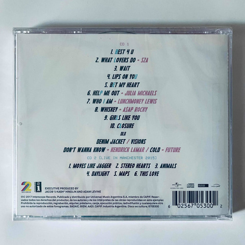 Maroon 5 - Red Pill Blues Deluxe Edition 2cds Nuevo