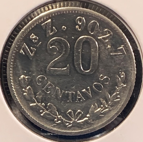 20 Centavos 1901 Zsz  Republica