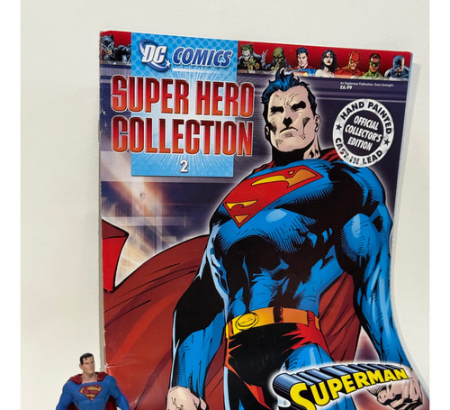 Eaglemoss Figura Muñeco Plomo Dc Comics Superman #2