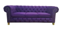 Comprar Sofa Chester Sillon Chesterfield 3 Cuerpos Pana Ip Premium