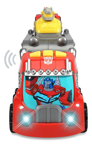 Camión Transportador De Vehículos, Transformers Color Rojo