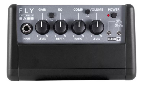 Mini Combo Blackstar Flybaspack Combo 3w Caixa 3w Para Baixo Preto (Usado)