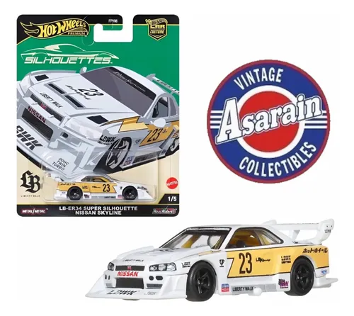 Nissan Skyline Super Silhouette Lbwk Er34 Hot Wheels 1/64