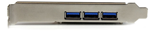 Startech. Com Tarjeta Pci Express Usb 3.0 De 4 Puertos 3 Ext