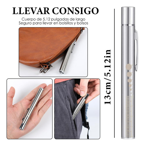 Linterna Led Recargable, Linterna Médica Portátil, Mini