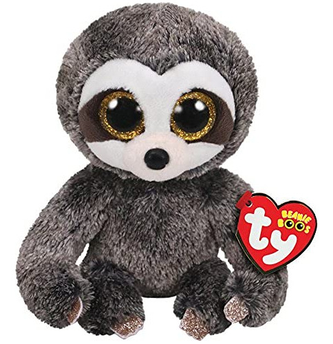 Ty Beanie Boos Dangler - Gris Perezoso 