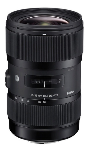 Lente Sigma 18-35mm F1.8 Dc Hsm Art Para Canon Ef-s