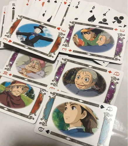 Imagen 3 de 3 de Studio Ghibli - Howl's Moving Castle - Cards Naipes - Amanda