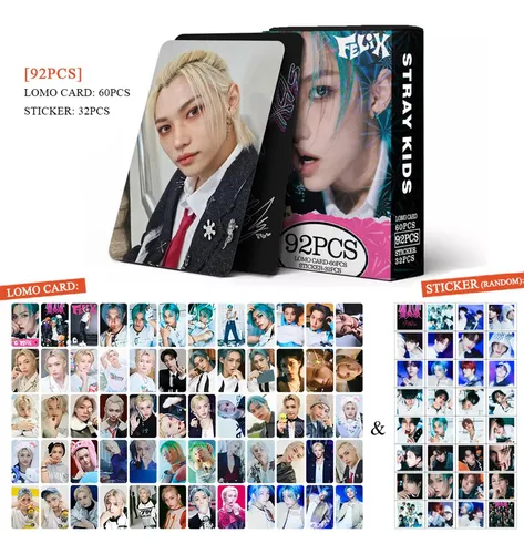 Stray Kids 92 Pcs Felix Photocards Bundle With 50 Pcs Kpop