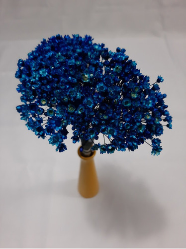 Flor Seca Sempre Viva Azul 25 Cm | Parcelamento sem juros