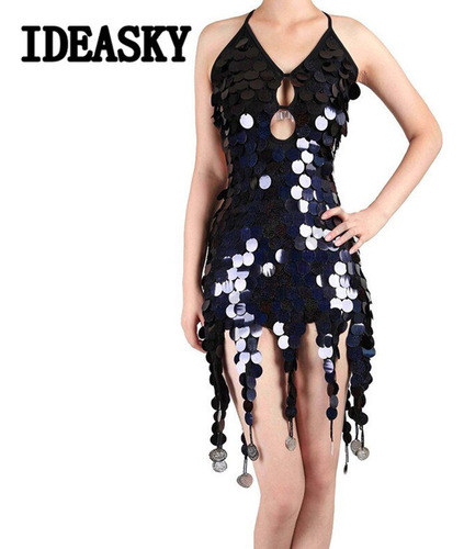 Vestido De Baile Latino For Tango/cha Cha/rumba/samba Con F