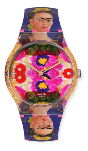 Reloj Swatch The Frame By Frida Kahlo Suoz341