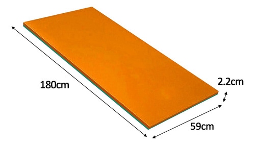 Manta Flotante De Agua, Balsa Flotante De 2 Verde Naranja