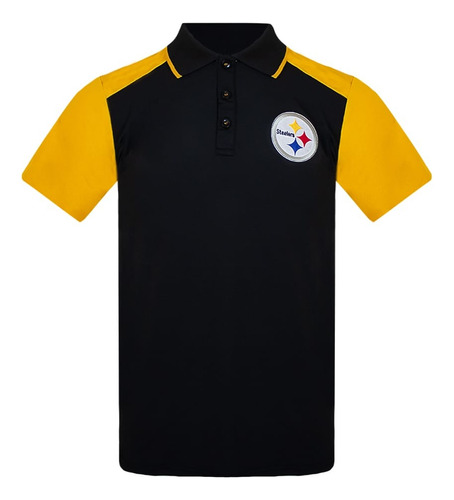 Playera Deportiva Polo  Steelers Nfl Oficial Original