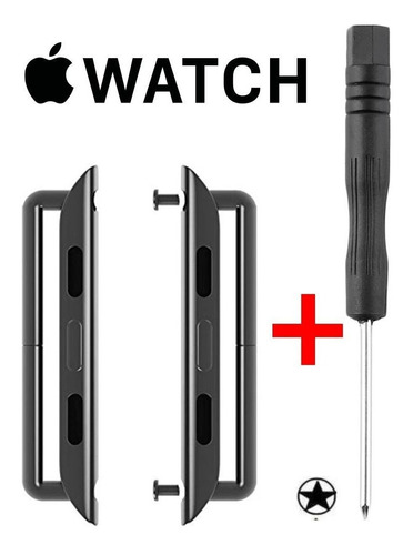 Par Adaptador De Pulseira Para Apple Watch 38/ 40/ 42/ 44mm
