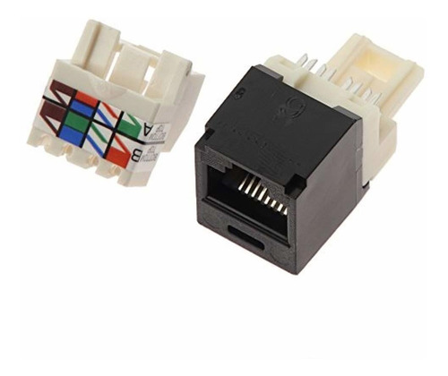 Jack Rj45 Panduit Mini-com Categoría 6 Utp , Negro