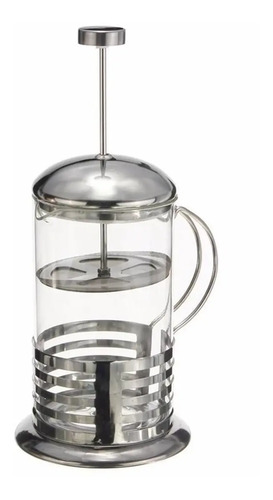 Cafetera Manual Embolo Prensa Francesa 1 Litro Vidrio Acero | MercadoLibre