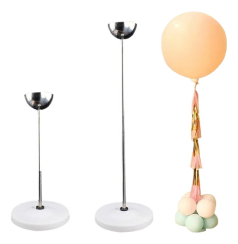 4 Columna Portátil Con Base Para Decoración De Globos 2 Mts