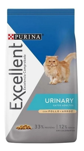 Purina Excellent Urinary Super Premium Pollo Y Arroz 3kg
