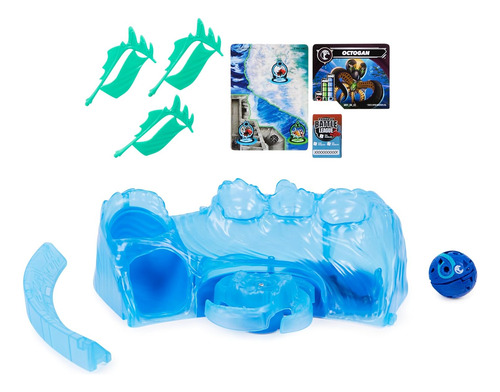 Bakugan Set De Atrenamiento Con Octogan, Temática De Clan Ac