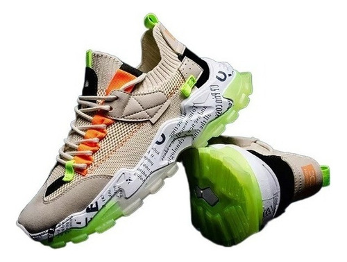 Zapatilla Deportiva Transpirable De Malla Mejorada Lazhu Par