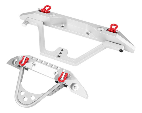 Parachoques Delantero Trasero Metálico Rc Para Scx10/trx4 1/