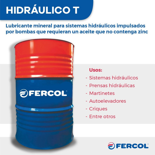 Imagen 3 de 9 de Aceite Hidraulico T 68 Tambor De 200 Lt Linea Industria Cl