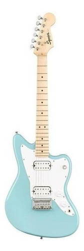 Guitarra eléctrica Squier by Fender Mini Jazzmaster HH mini jazzmaster de álamo daphne blue brillante con diapasón de arce