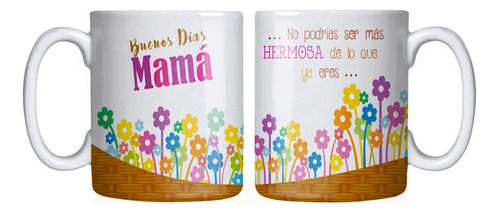 Tazón Día De La Madre Buenos Días Mamá Grafimax