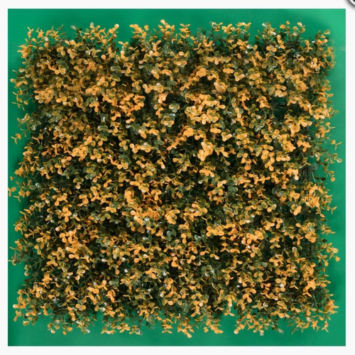 Imagen 1 de 6 de Follaje Artificial Jardines Verticales Arrayan Naranja