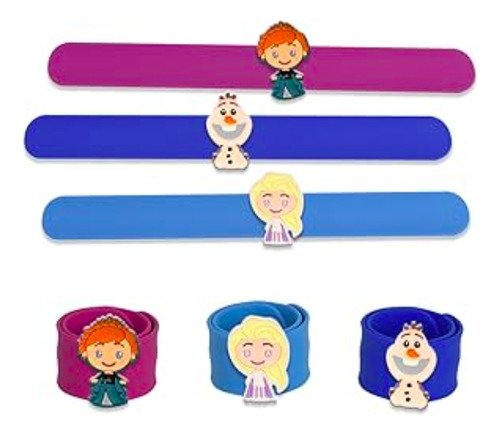 Frozen Pulseras De Palamada Kit 3 Pulseras Bisuteria
