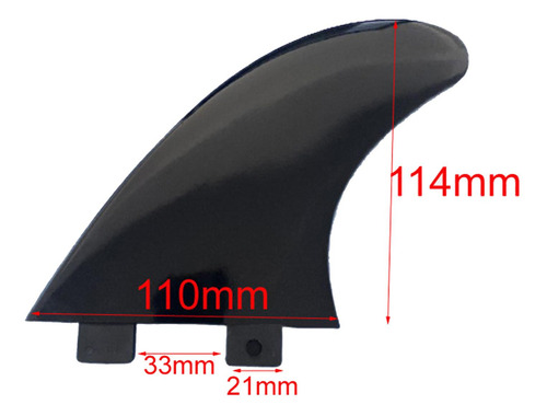 3x Aletas De Tabla De Surf De Paddleboard Para Canoa
