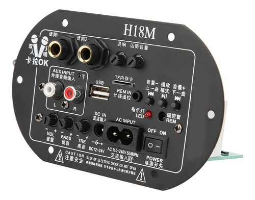 Placa Amplificadora De Subwoofer, Audio, Bluetooth De Alta P