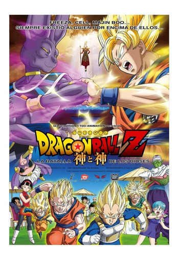 Poster Dragon Ball Super Z Gt Goku Vegeta 50x70cm