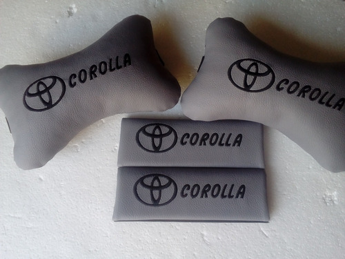 Kit Combo Bandanas Y Almohadas Para Carros Toyota