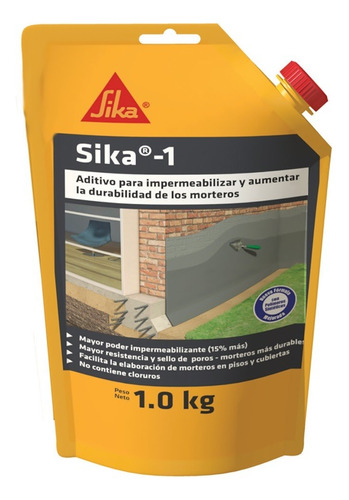 Sika 1 1kg Impermeabilizante Para Pañete Cemento