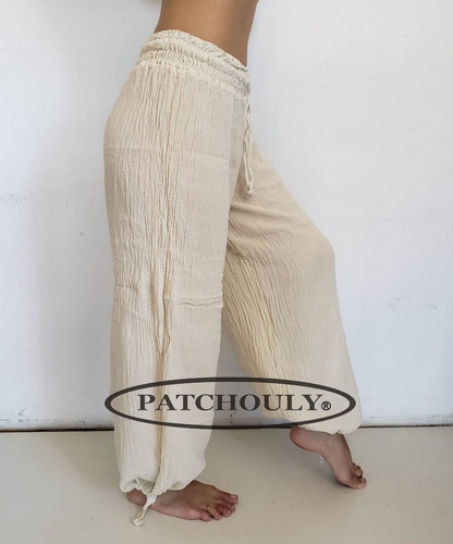 Imagen 5 de 5 de Pantalon Babucha Bambula Yoga Taichi Meditacion Clasica