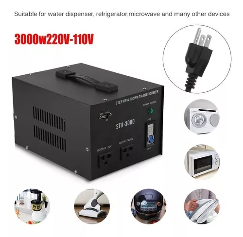 Transformador de 220 V a 110 V, convertidor de voltaje de 3000 W