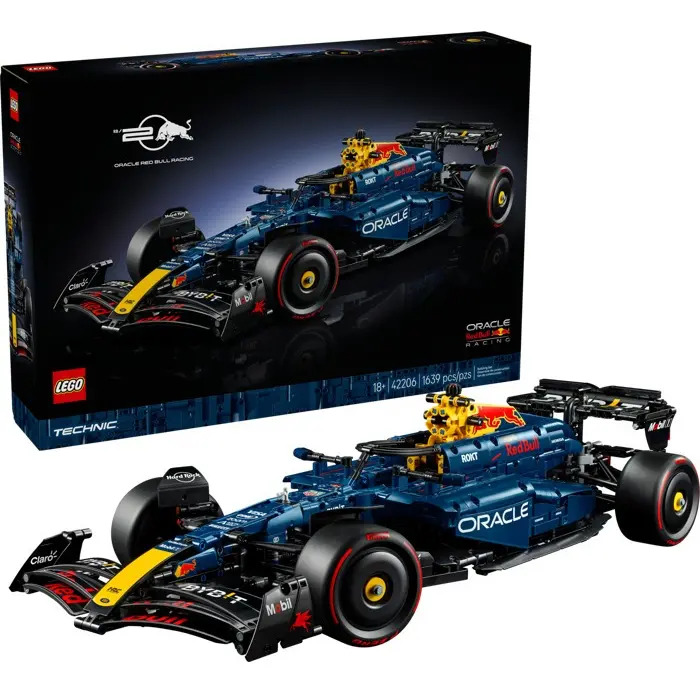 Lego Technic Oracle Red Bull Racing Rb20 F1 42206 Número de peças 1639